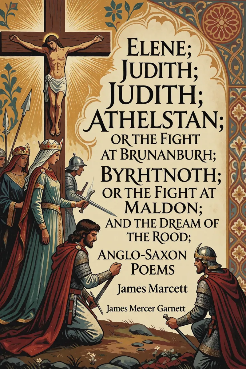 Cover of Elene; Judith; Athelstan, or the Fight at Brunanburh; Byrhtnoth, or the Fight at Maldon; and the Dream of the Rood: Anglo-Saxon Poems by James Mercer Garnett
