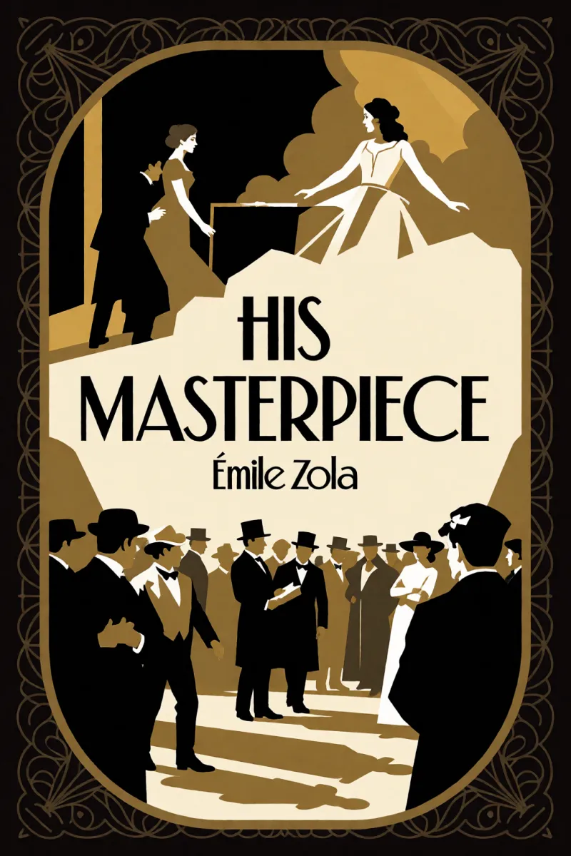 Cover of His Masterpiece by Émile Zola