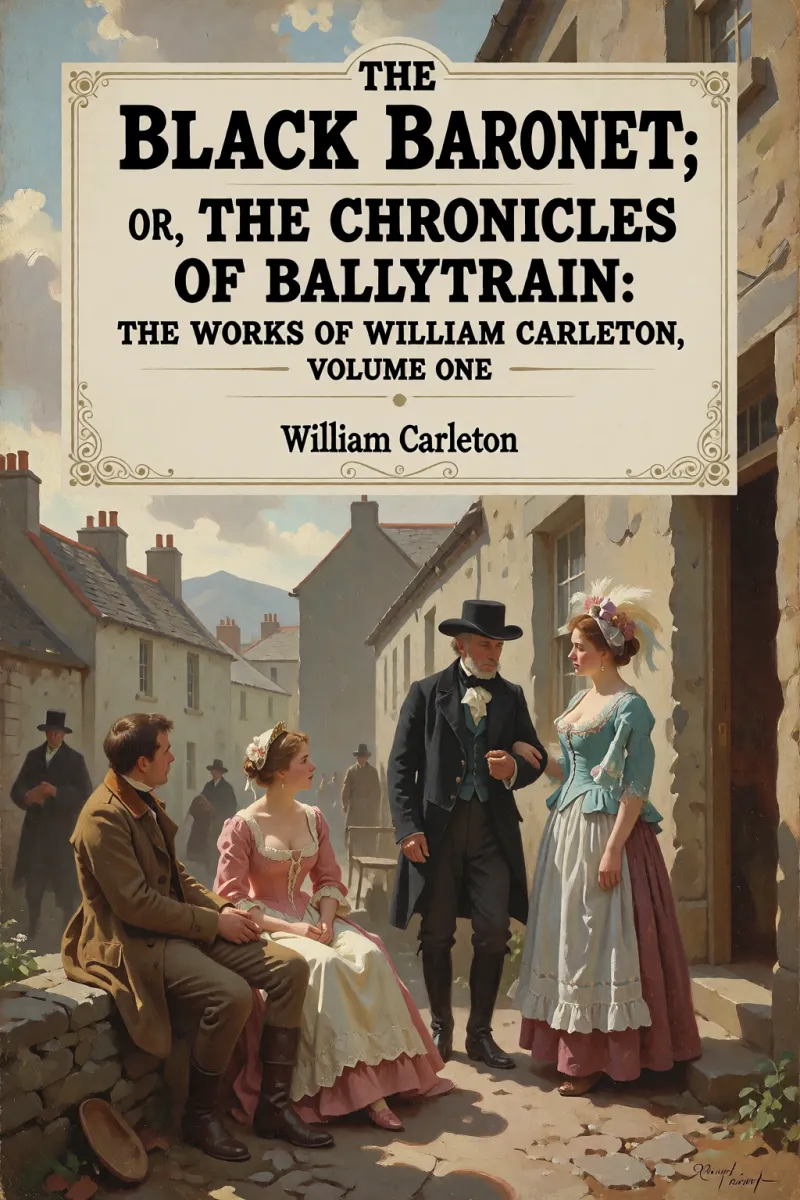 Cover of The Black Baronet; or, The Chronicles Of Ballytrain: The Works of William Carleton, Volume One by William Carleton