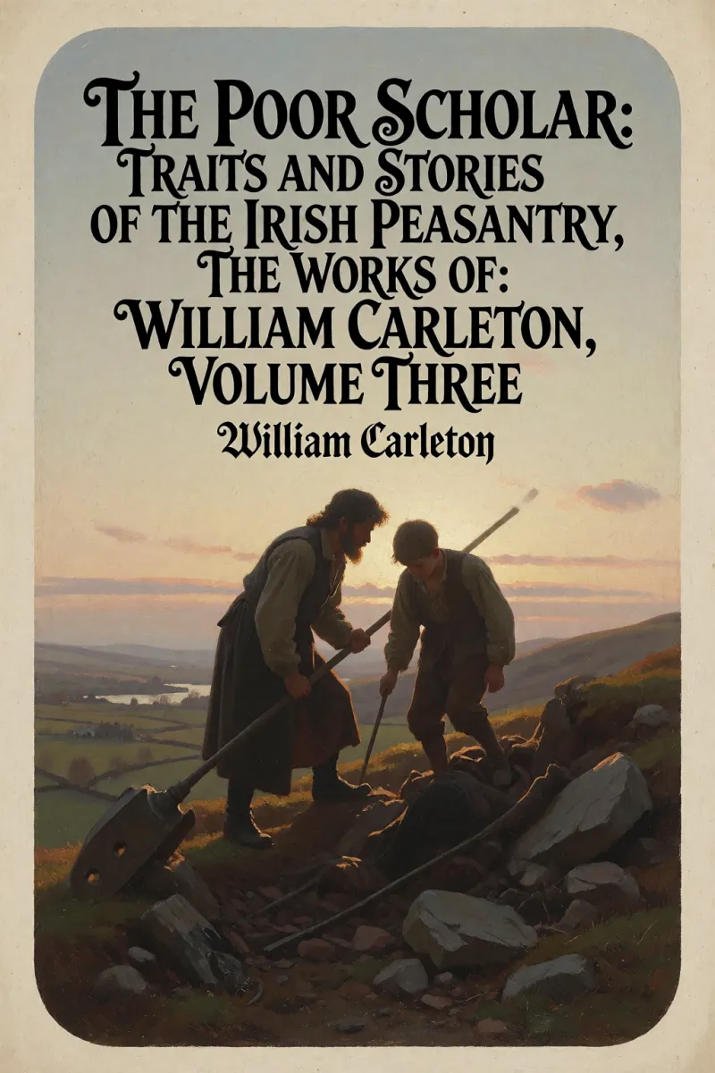 Cover of The Poor Scholar: Traits And Stories Of The Irish Peasantry, The Works of: William Carleton, Volume Three by William Carleton
