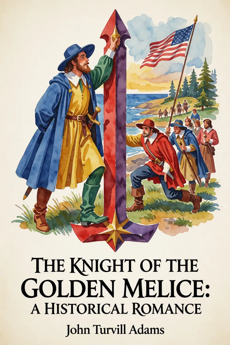 Cover of The Knight of the Golden Melice: A Historical Romance by John Turvill Adams