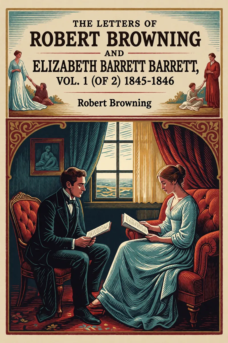 Cover of The letters of Robert Browning and Elizabeth Barrett Barrett, Vol. 1 (of 2) 1845-1846 by Robert Browning