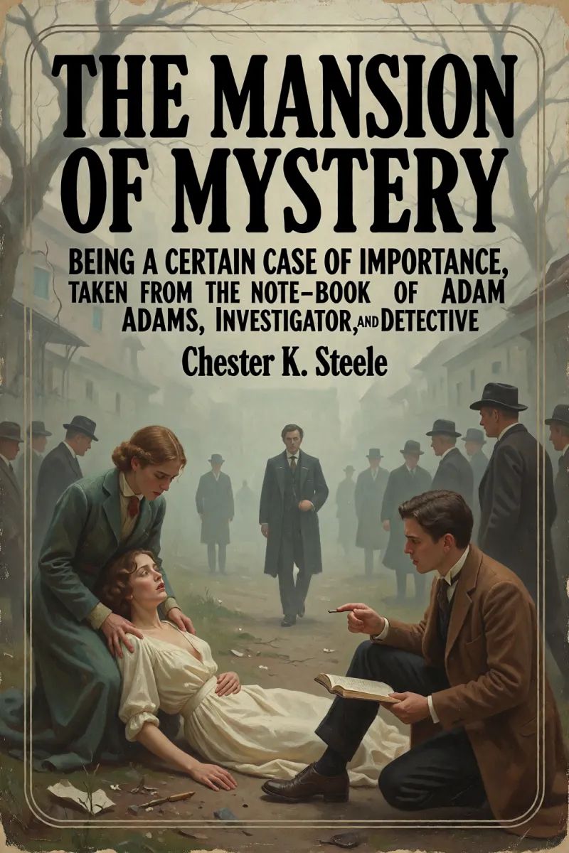 Cover of The Mansion of Mystery: Being a Certain Case of Importance, Taken from the Note-book of Adam Adams, Investigator and Detective by Chester K. Steele
