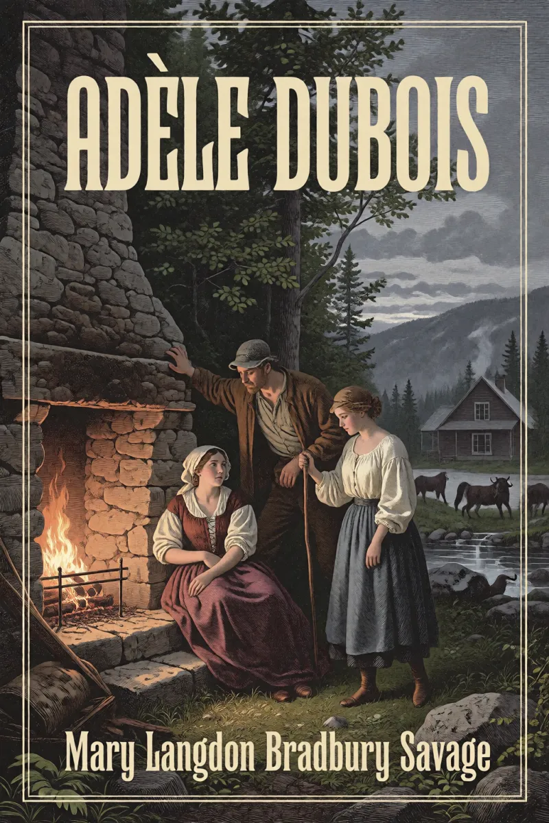 Cover of Adèle Dubois by Mary Langdon Bradbury Savage