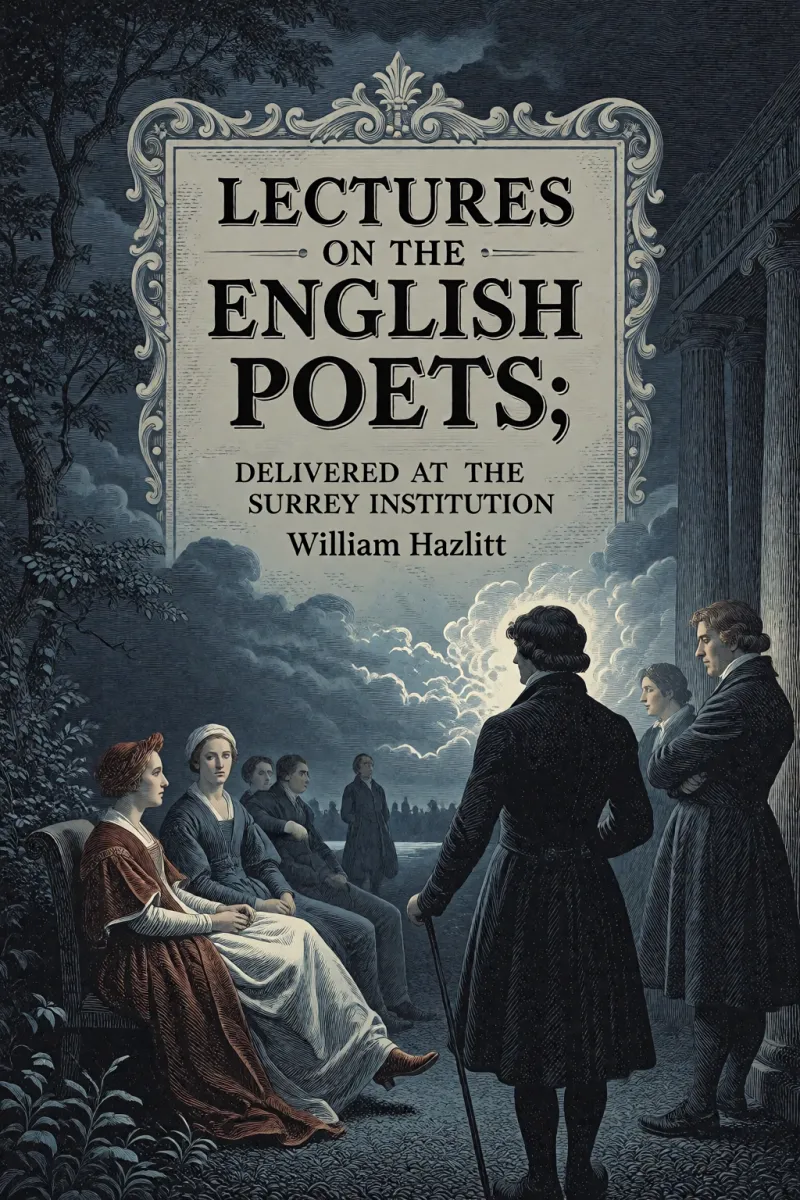 Cover of Lectures on the English Poets; Delivered at the Surrey Institution by William Hazlitt