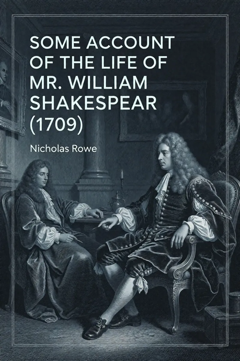 Cover of Some Account of the Life of Mr. William Shakespear (1709) by Nicholas Rowe