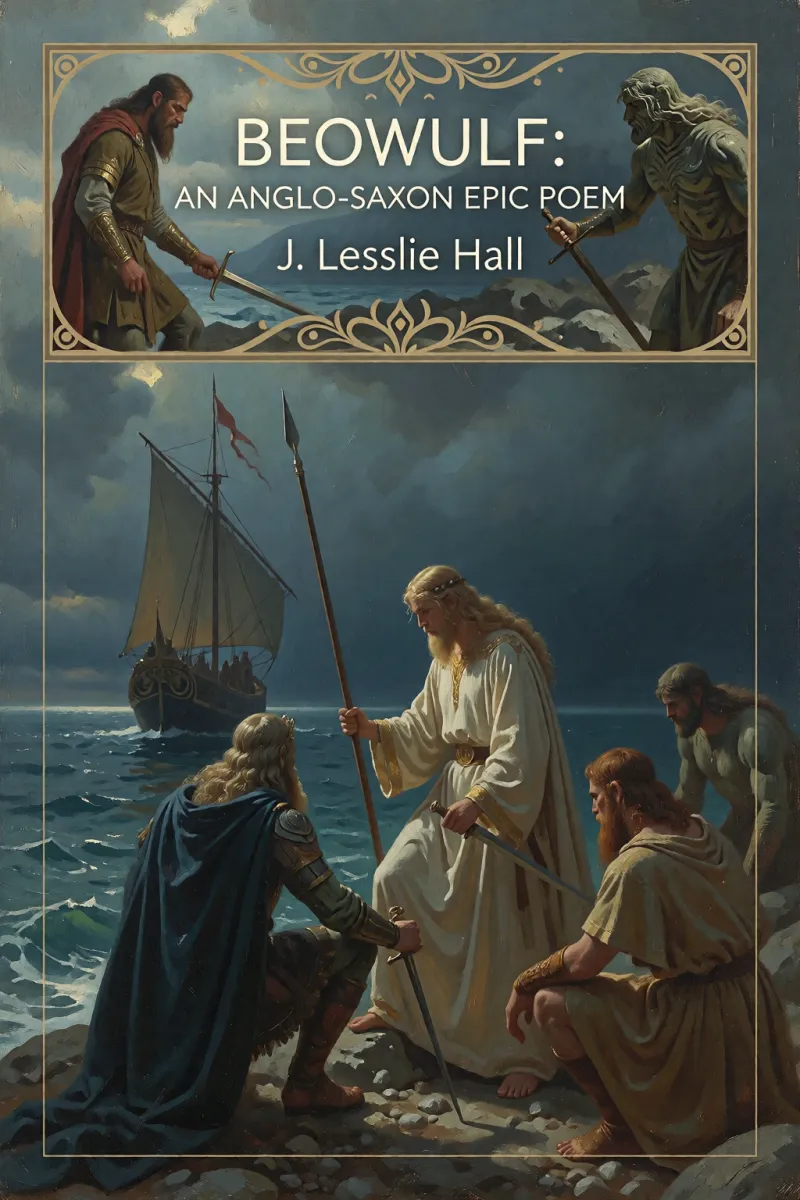 Cover of Beowulf: An Anglo-Saxon Epic Poem by J. Lesslie Hall