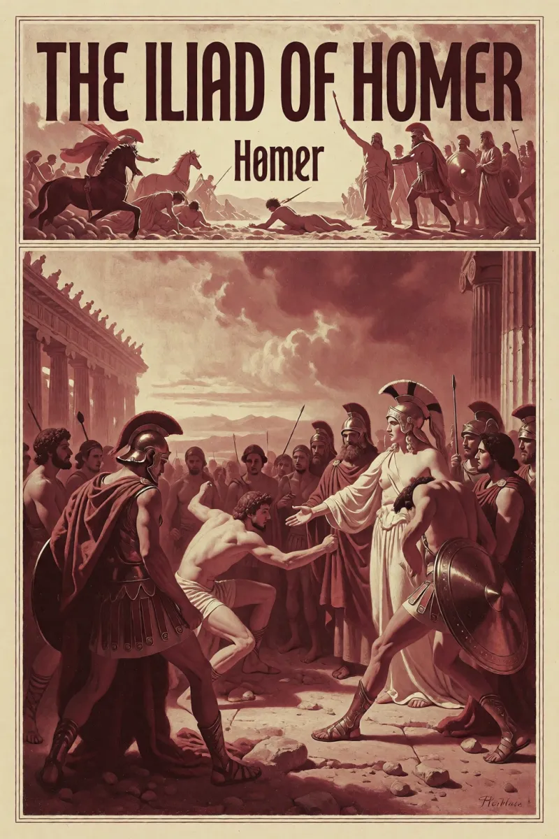Cover of The Iliad of Homer by Homer