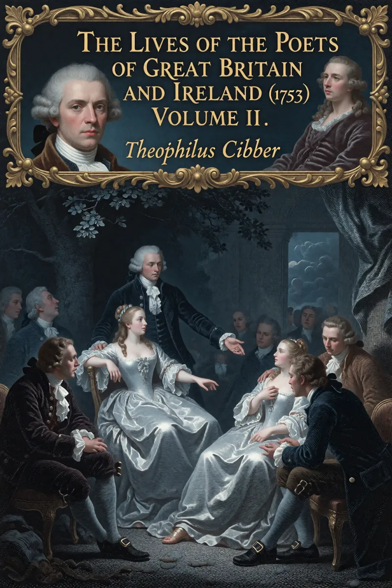 Cover of The Lives of the Poets of Great Britain and Ireland (1753) Volume II. by Theophilus Cibber