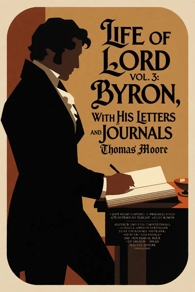 Cover of Life of Lord Byron, Vol. 3: With His Letters and Journals by Thomas Moore