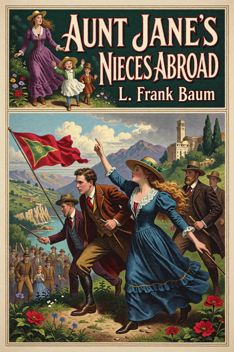 Cover of Aunt Jane's Nieces Abroad by L. Frank Baum