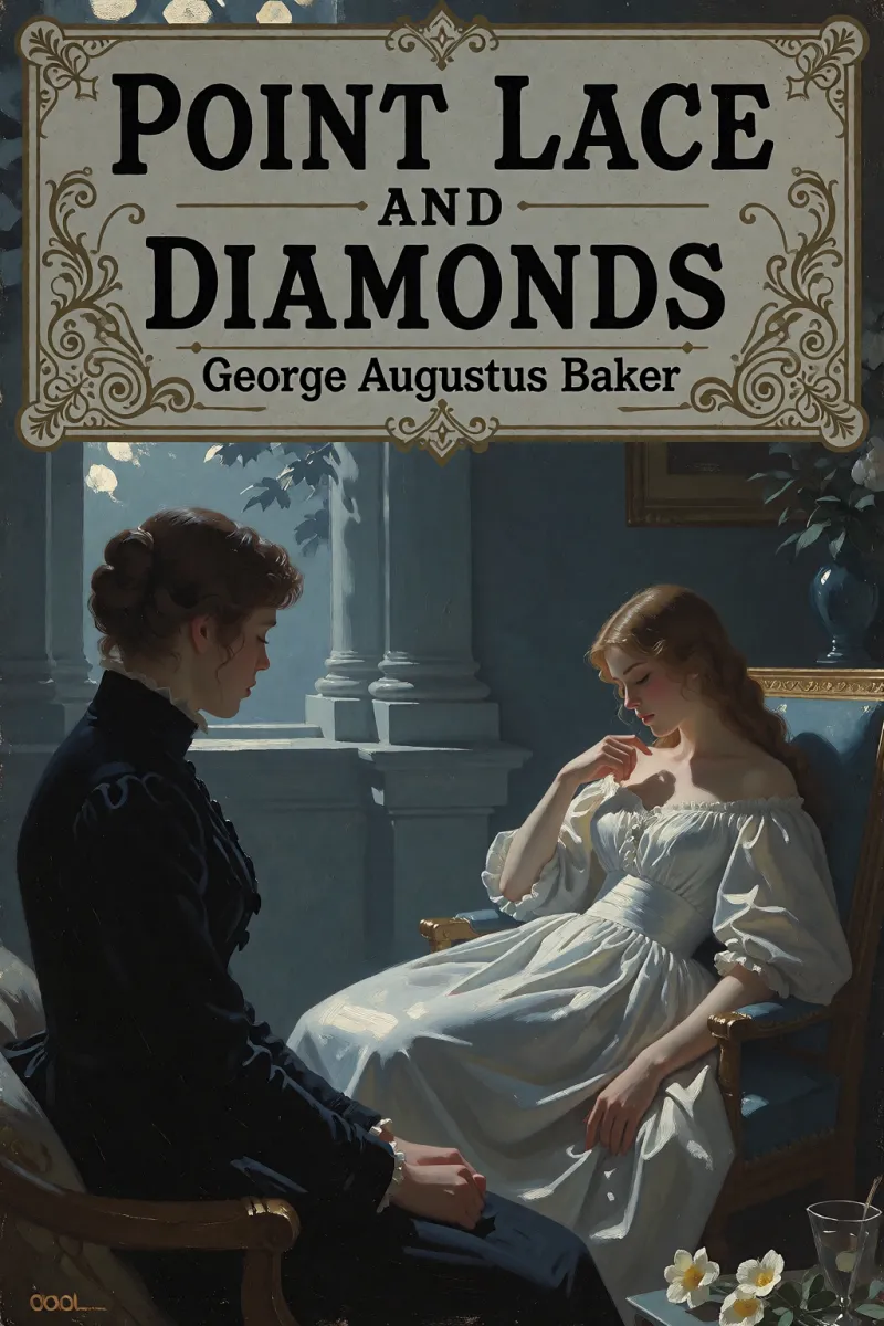 Cover of Point Lace and Diamonds by George Augustus Baker