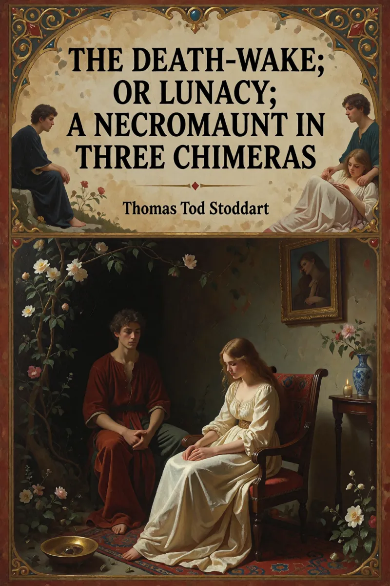 Cover of The Death-Wake: or Lunacy; a Necromaunt in Three Chimeras by Thomas Tod Stoddart