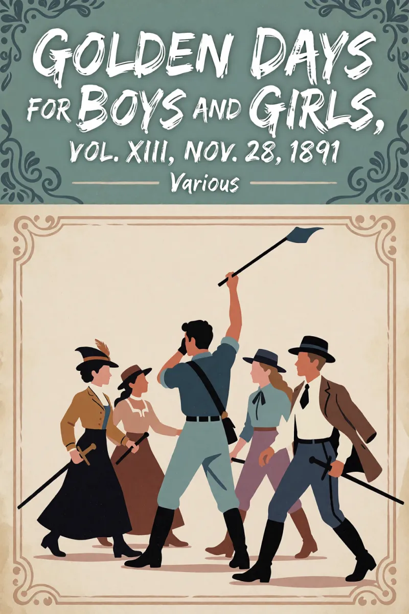 Cover of Golden Days for Boys and Girls, Vol. XIII, Nov. 28, 1891 by Various