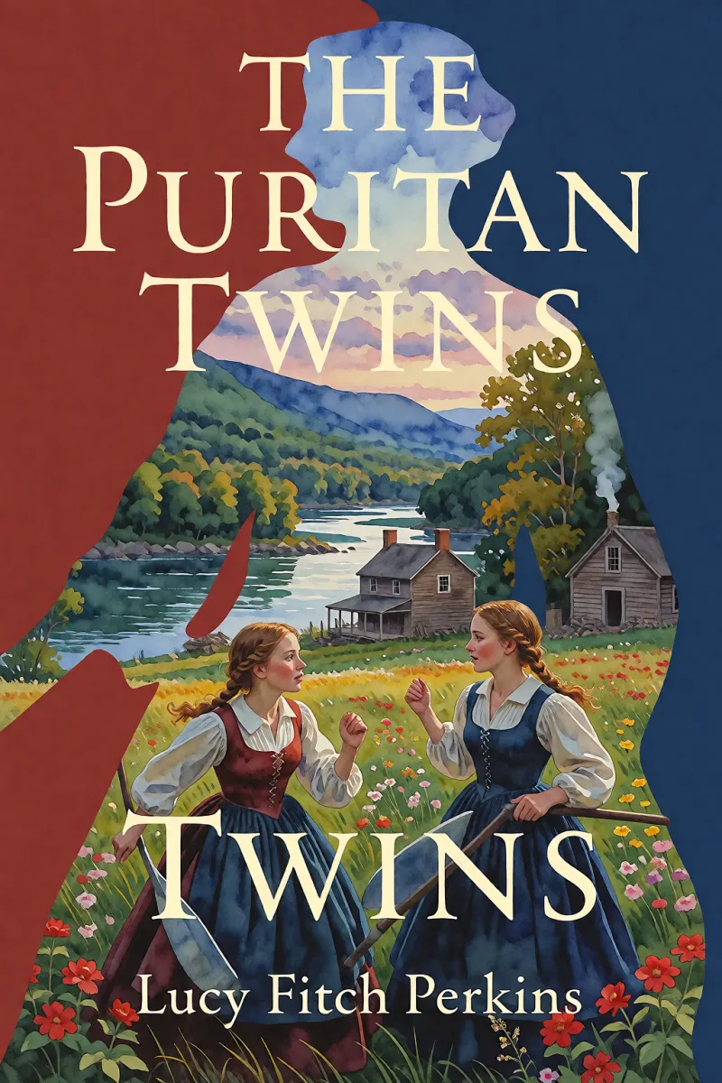 Cover of The Puritan Twins by Lucy Fitch Perkins