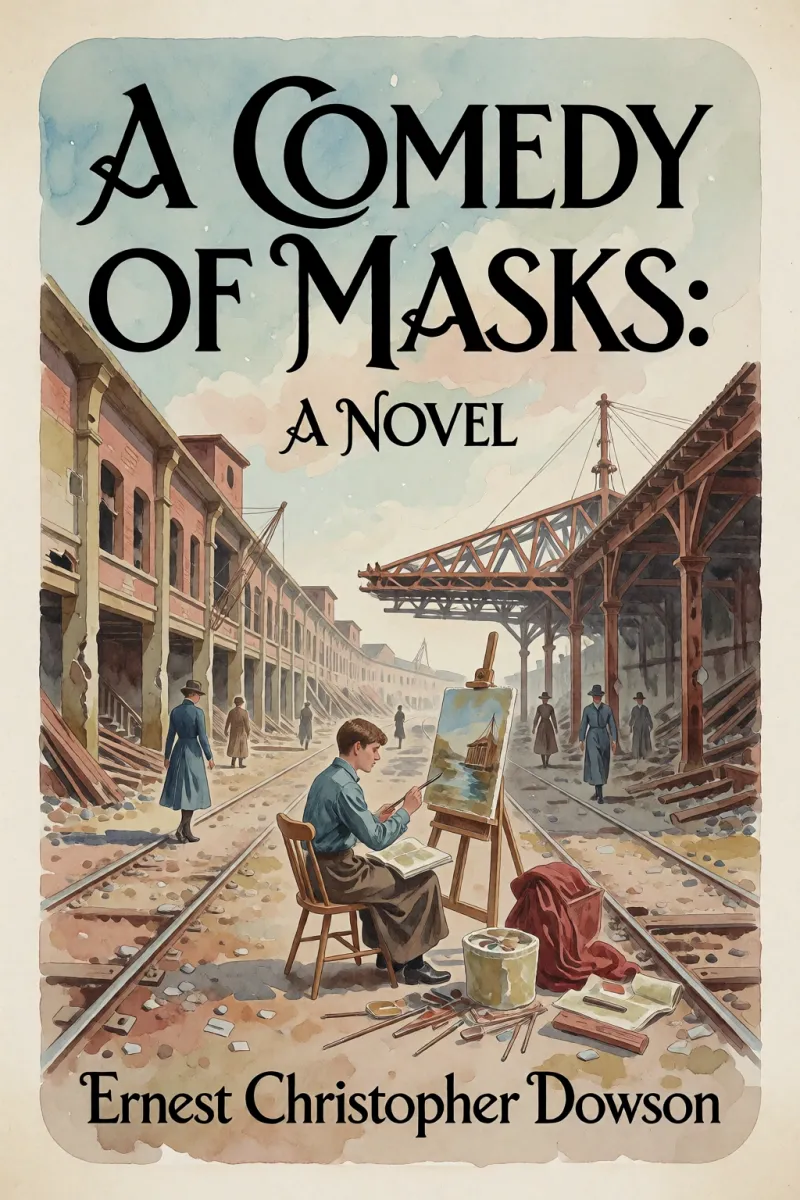 Cover of A Comedy of Masks: A Novel by Ernest Christopher Dowson