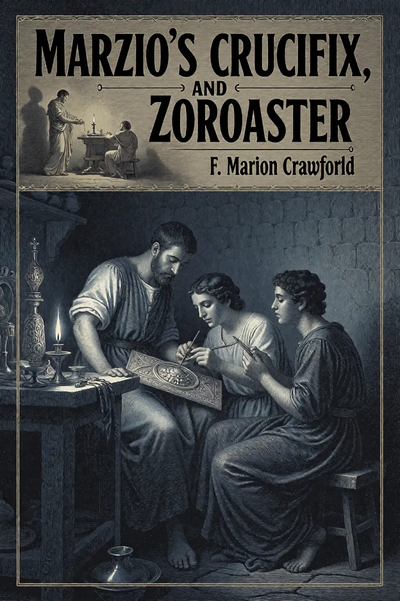 Cover of Marzio's Crucifix, and Zoroaster by F. Marion Crawford