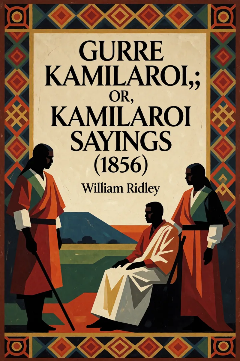 Cover of Gurre Kamilaroi,: or, Kamilaroi Sayings (1856) by William Ridley