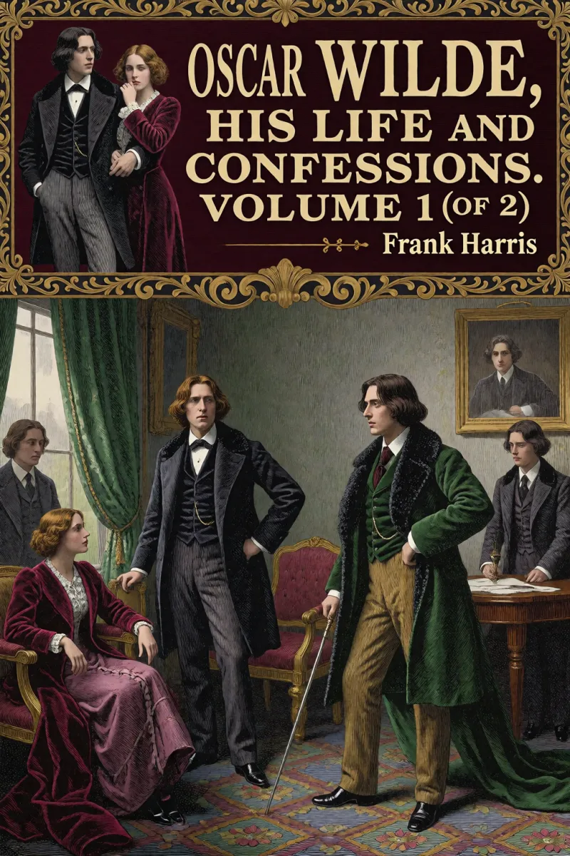 Cover of Oscar Wilde, His Life and Confessions. Volume 1 (of 2) by Frank Harris