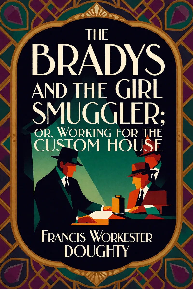 Cover of The Bradys and the Girl Smuggler; Or, Working for the Custom House by Francis Worcester Doughty