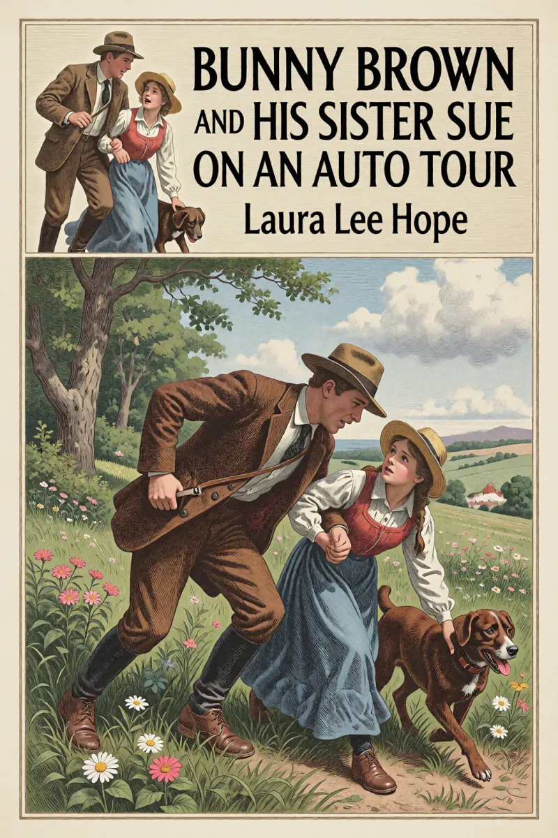 Cover of Bunny Brown and His Sister Sue on an Auto Tour by Laura Lee Hope