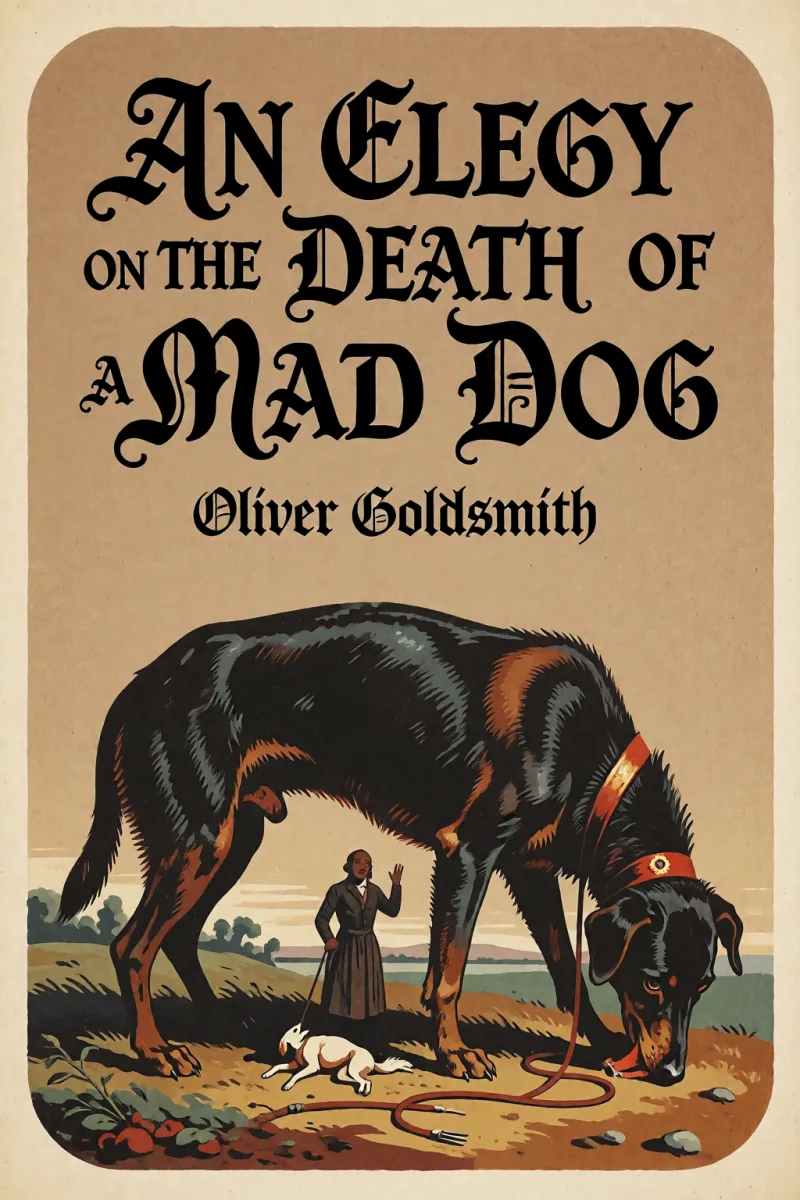 Cover of An Elegy on the Death of a Mad Dog by Oliver Goldsmith