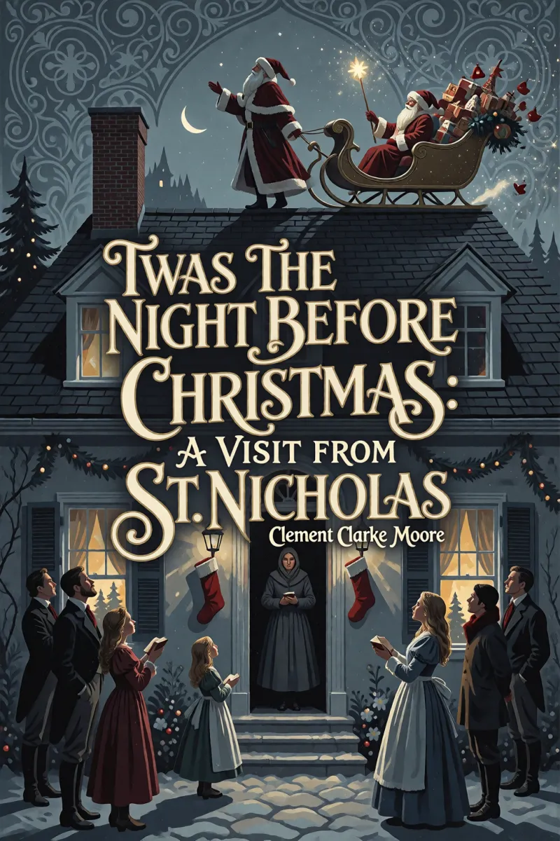 Cover of Twas the Night before Christmas: A Visit from St. Nicholas by Clement Clarke Moore