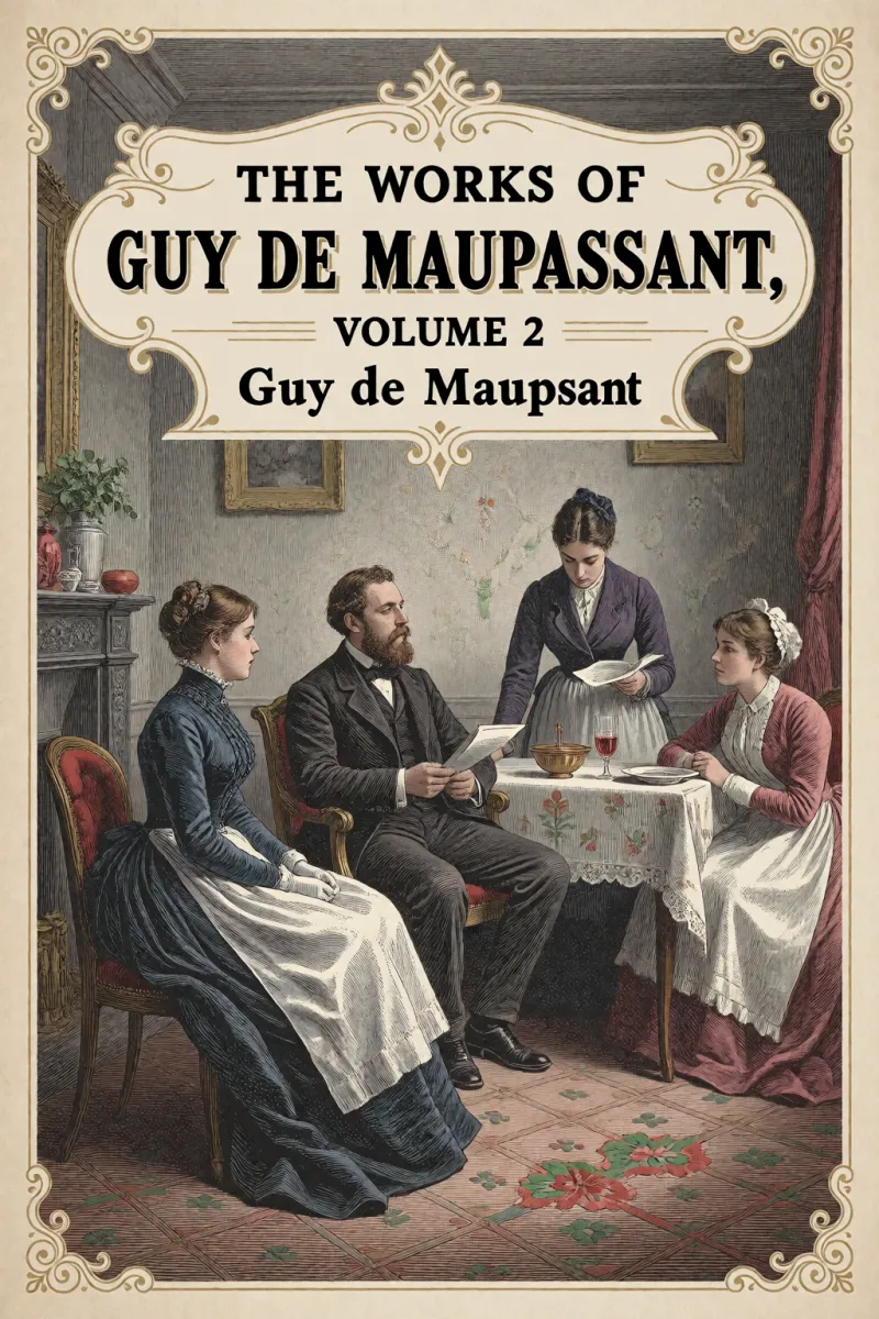 Cover of The Works of Guy de Maupassant, Volume 2 by Guy de Maupassant
