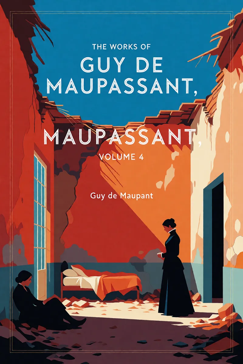 Cover of The Works of Guy de Maupassant, Volume 4 by Guy de Maupassant