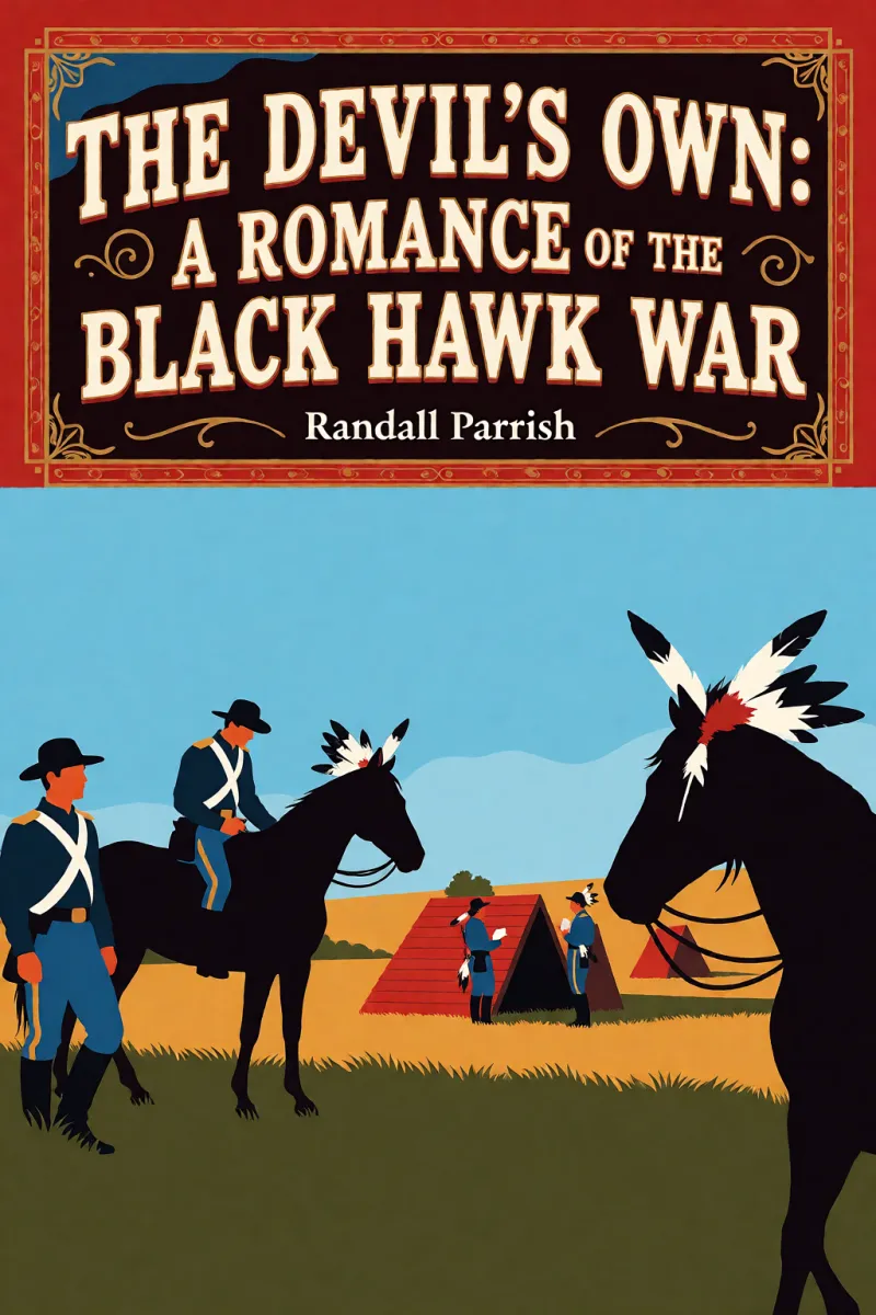 Cover of The Devil's Own: A Romance of the Black Hawk War by Randall Parrish
