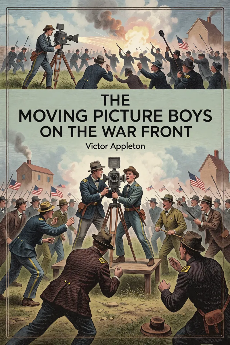 Cover of The moving picture boys on the war front by Victor Appleton