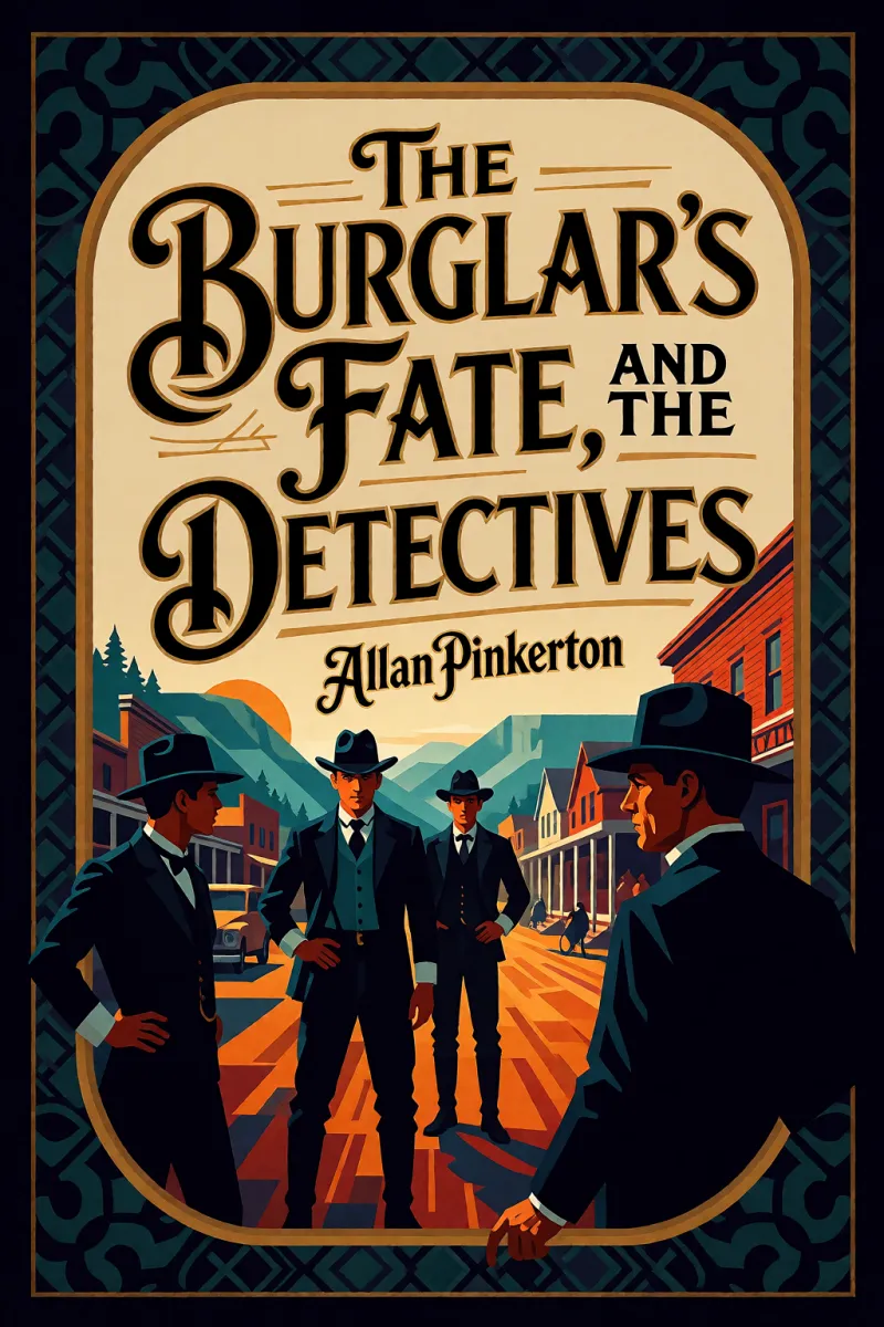 Cover of The Burglar's Fate, and The Detectives by Allan Pinkerton
