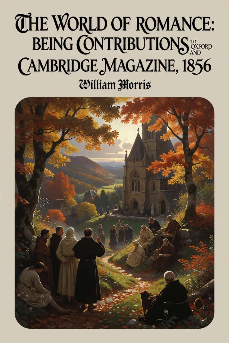 Cover of The World of Romance: being Contributions to The Oxford and Cambridge Magazine, 1856 by William Morris