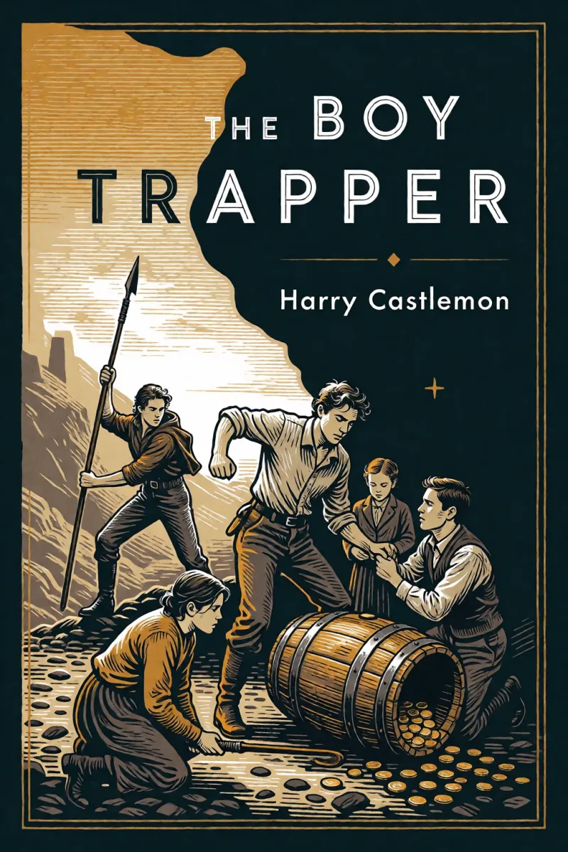 Cover of The Boy Trapper by Harry Castlemon