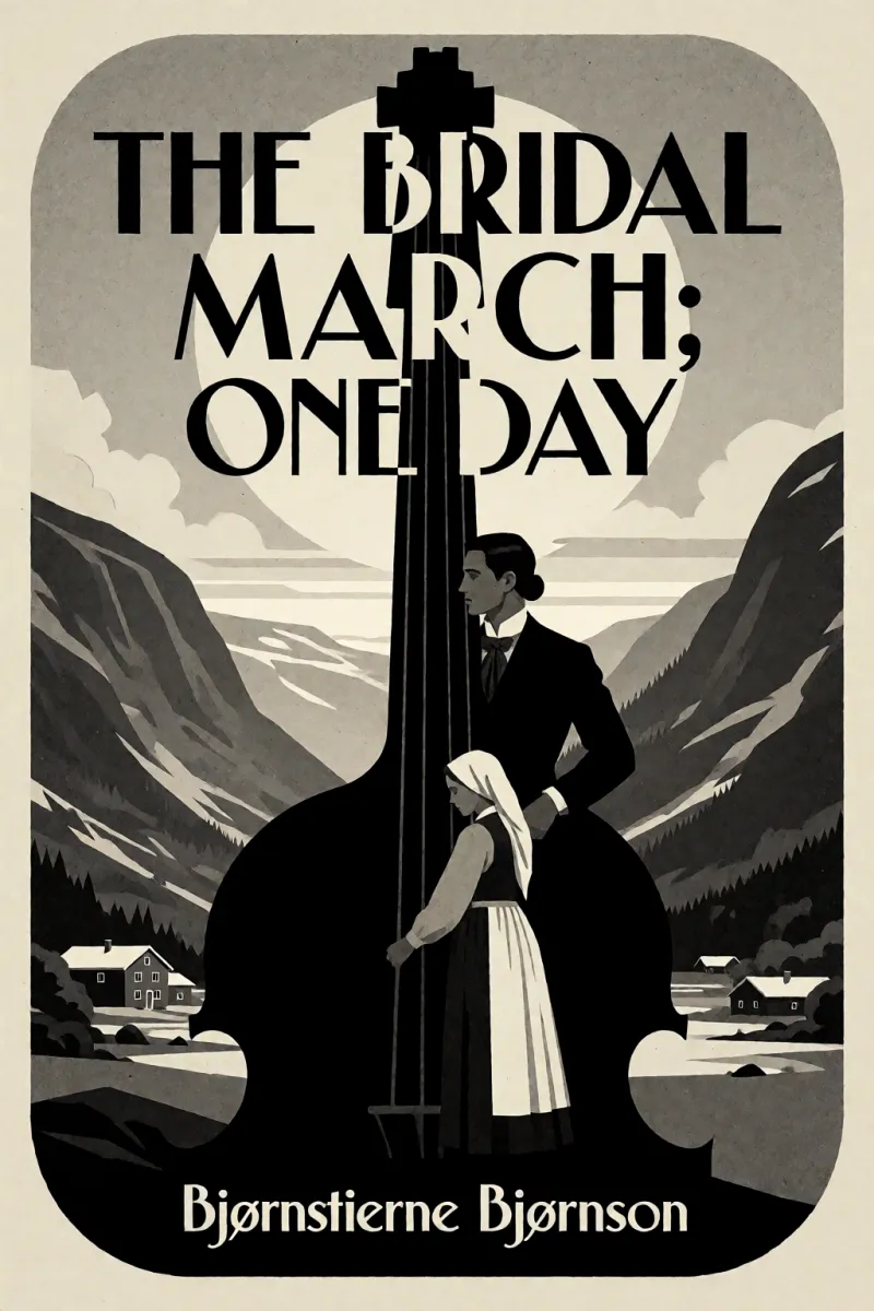 Cover of The Bridal March; One Day by Bjørnstjerne Bjørnson