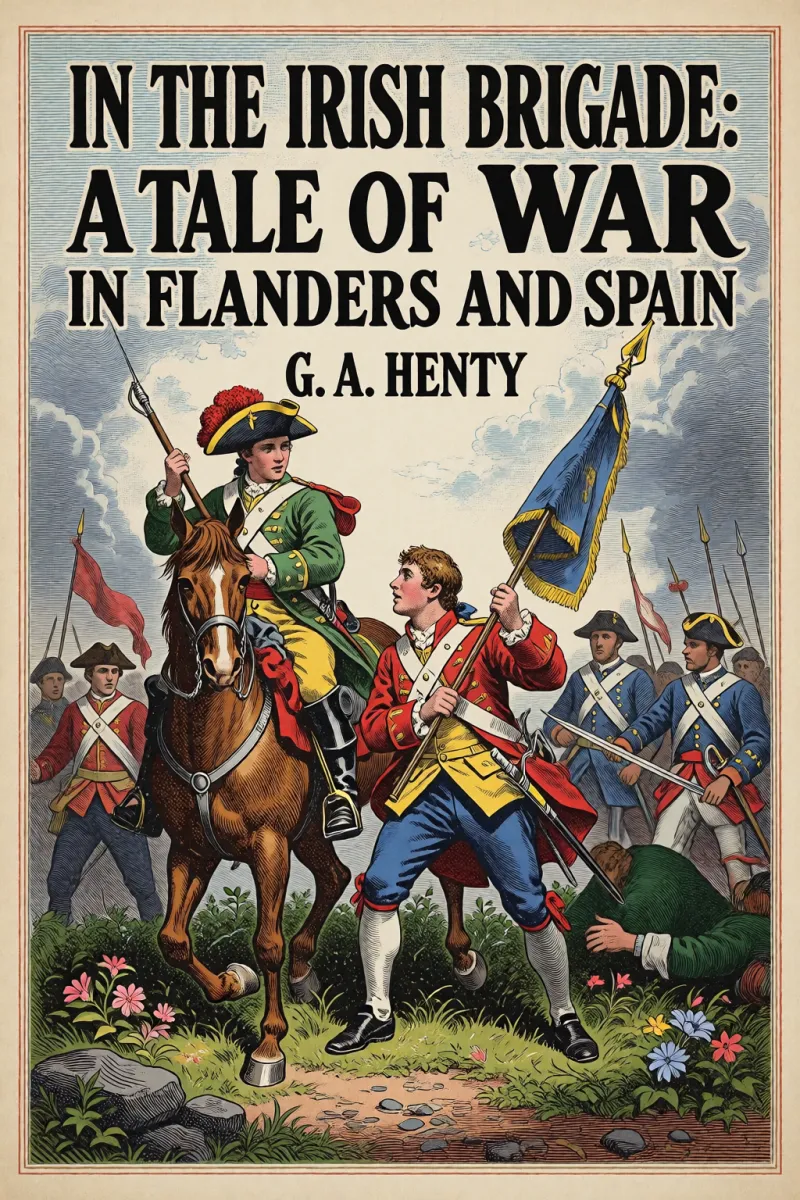 Cover of In the Irish Brigade: A Tale of War in Flanders and Spain by G. A. Henty