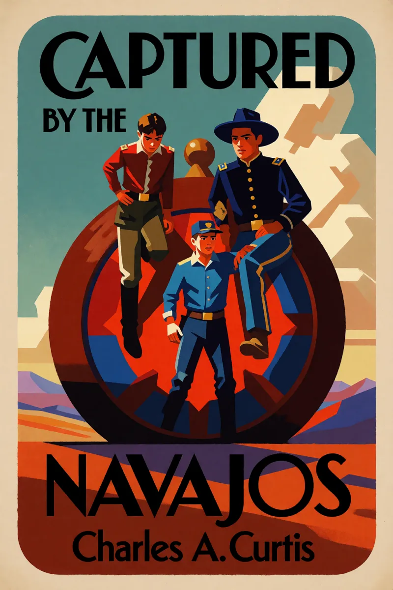 Cover of Captured by the Navajos by Charles A. Curtis