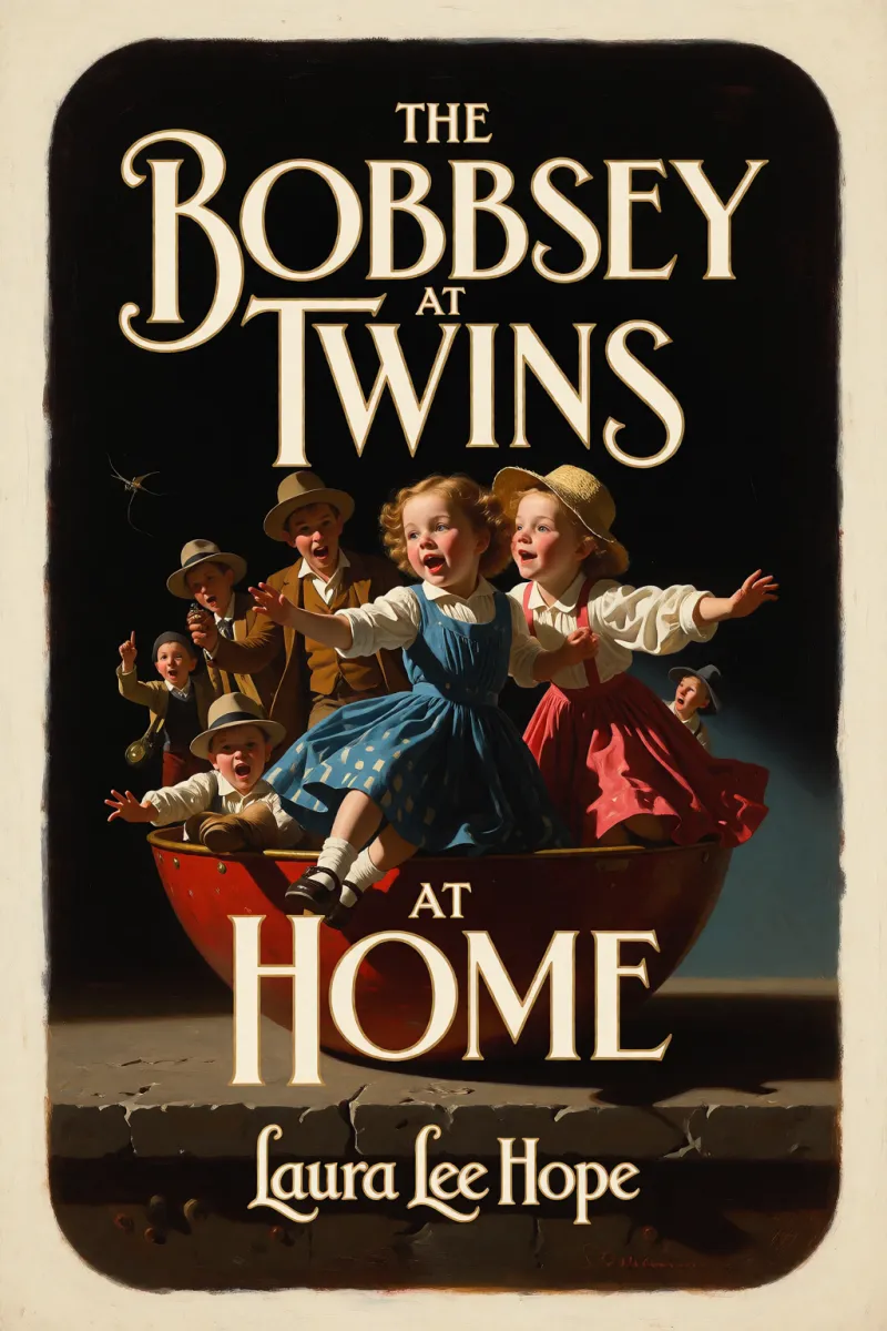 Cover of The Bobbsey Twins at Home by Laura Lee Hope