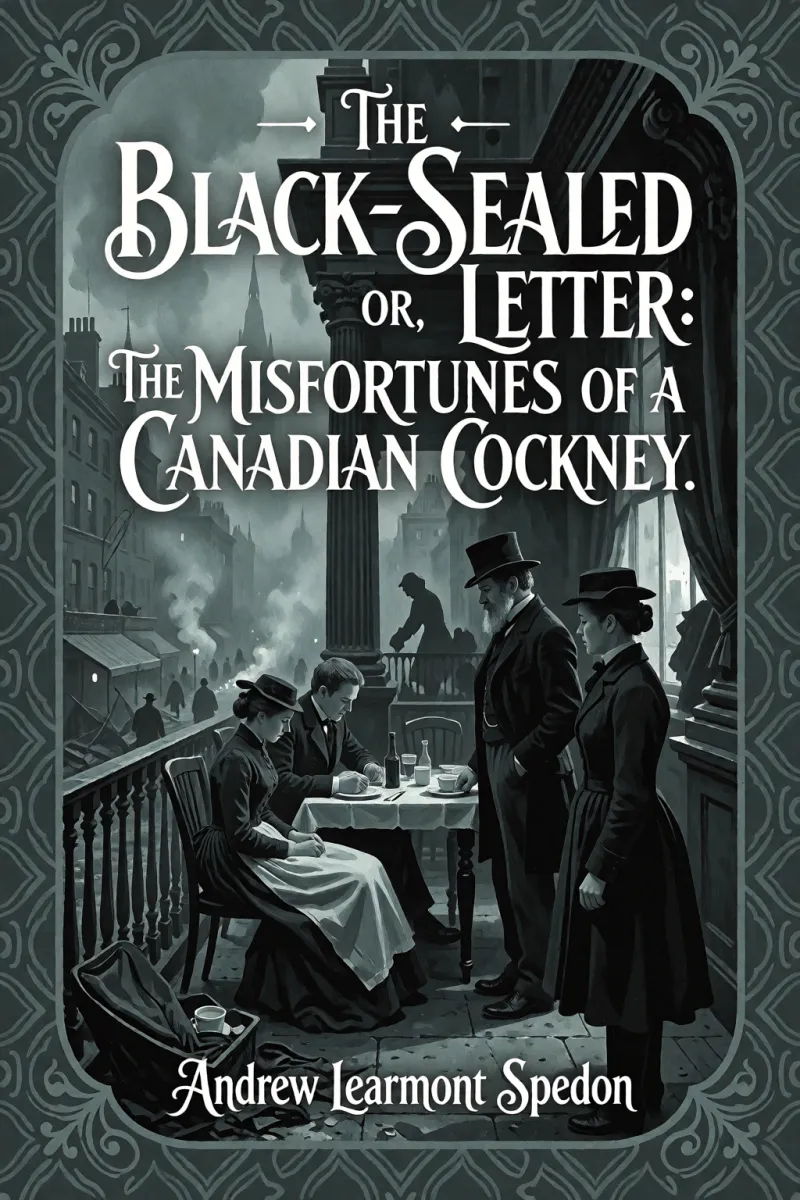 Cover of The Black-Sealed Letter: Or, The Misfortunes of a Canadian Cockney. by Andrew Learmont Spedon