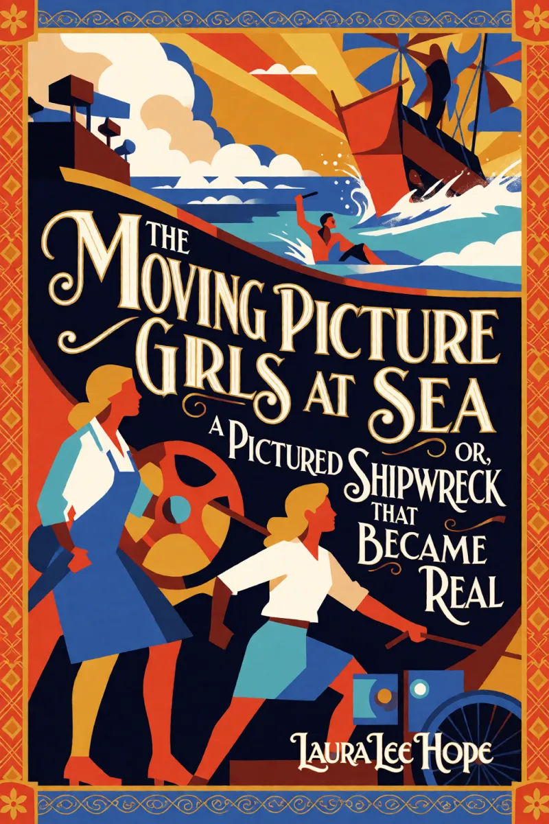 Cover of The Moving Picture Girls at Sea: or, A Pictured Shipwreck That Became Real by Laura Lee Hope