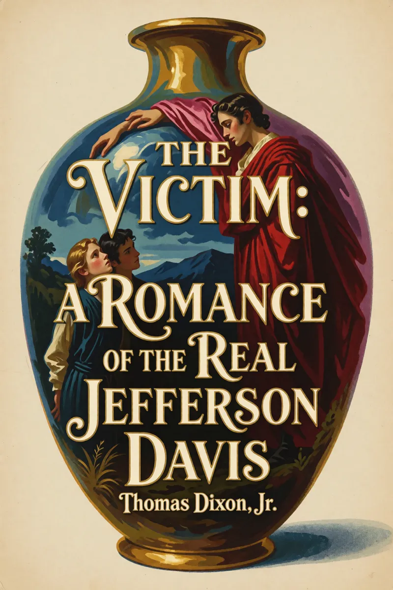 Cover of The Victim: A Romance of the Real Jefferson Davis by Thomas Dixon, Jr.