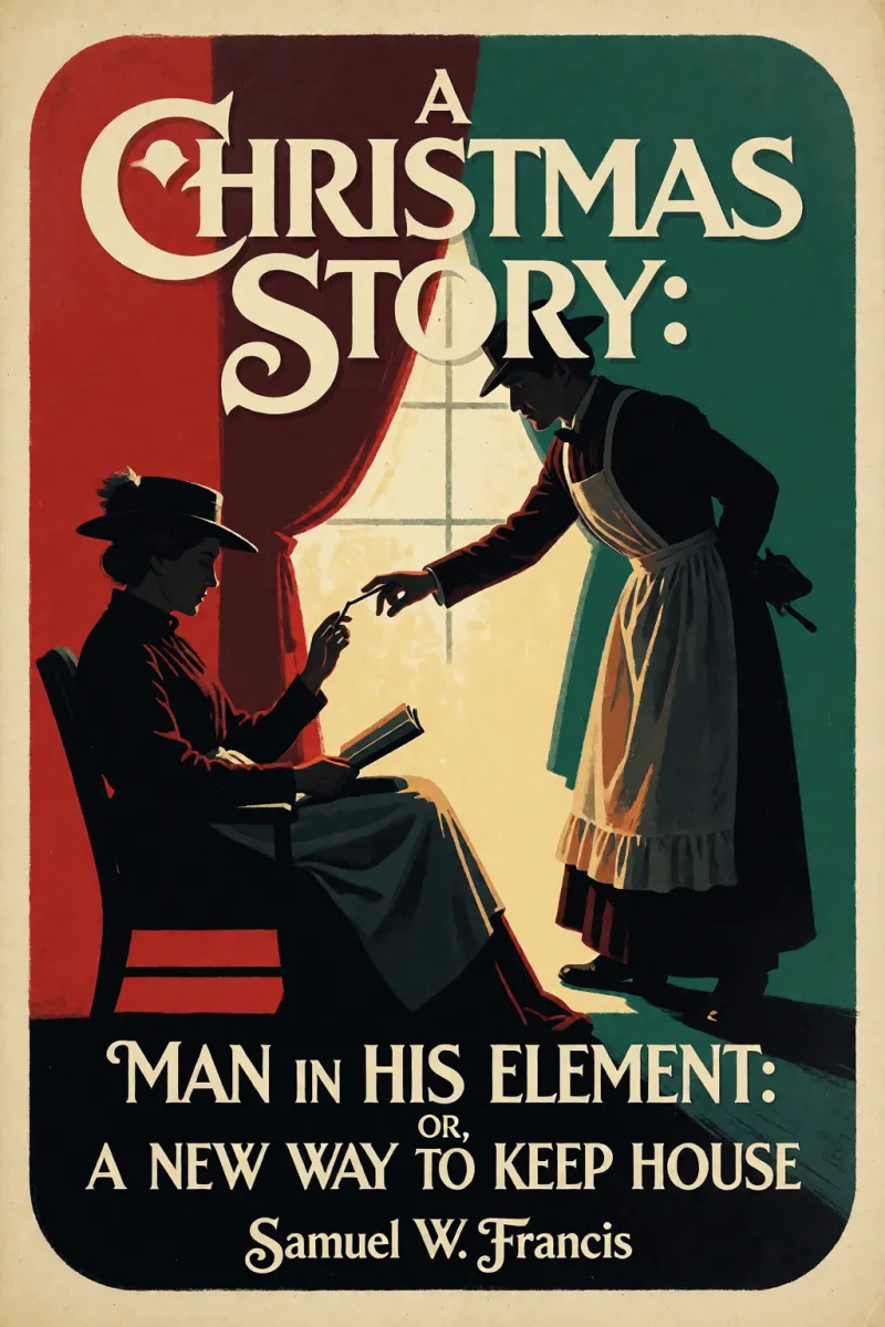 Cover of A Christmas Story: Man in His Element: or, A New Way to Keep House by Samuel W. Francis