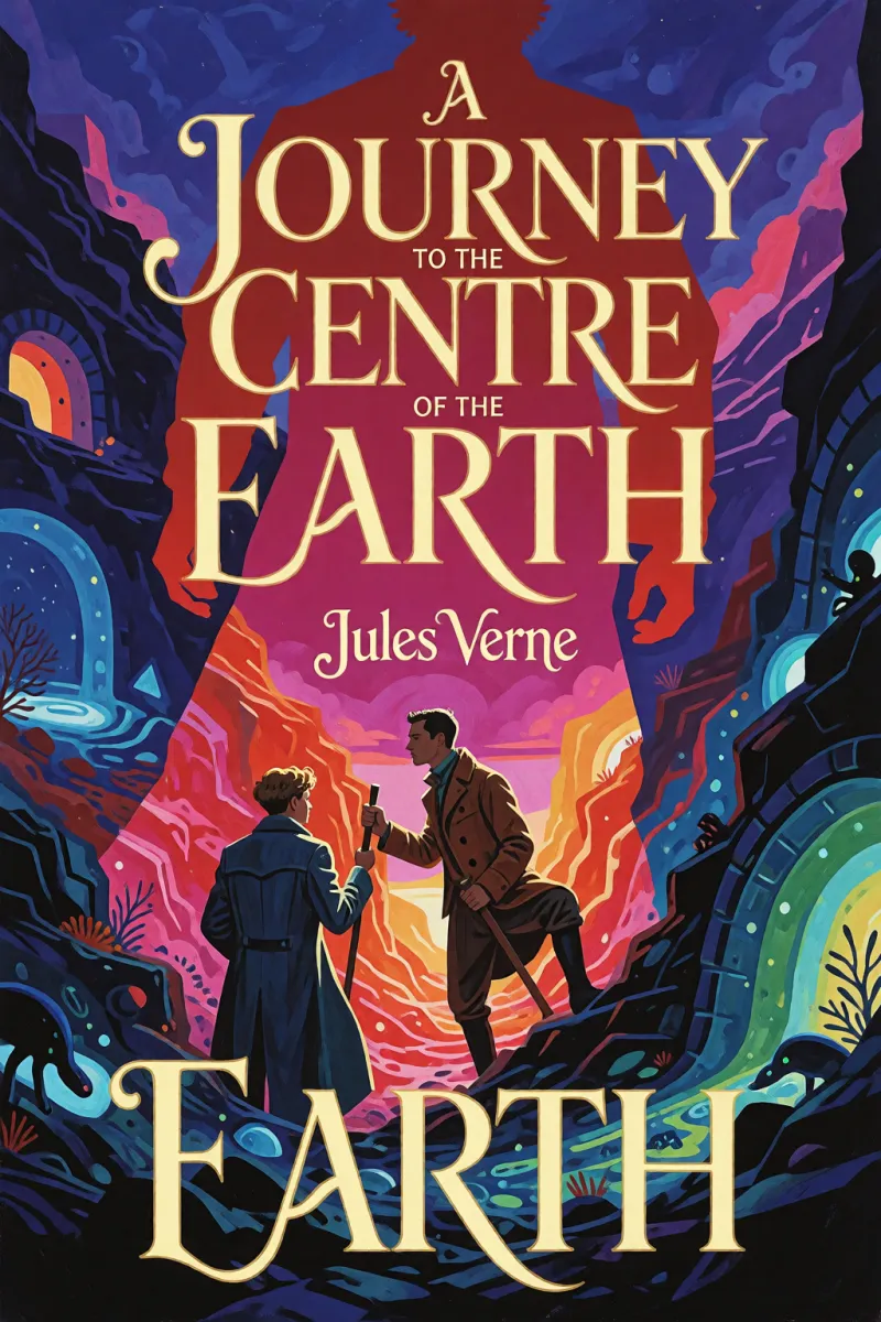 Cover of A Journey to the Centre of the Earth by Jules Verne