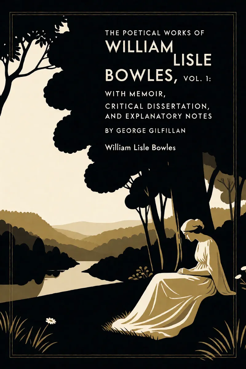 Cover of The Poetical Works of William Lisle Bowles, Vol. 1: With Memoir, Critical Dissertation, and Explanatory Notes by George Gilfillan by William Lisle Bowles