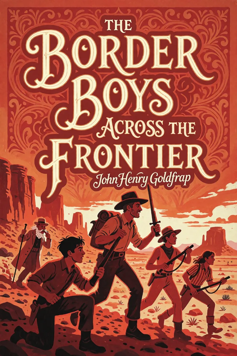 Cover of The Border Boys Across the Frontier by John Henry Goldfrap