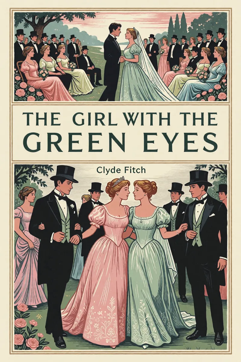 Cover of The girl with the green eyes by Clyde Fitch