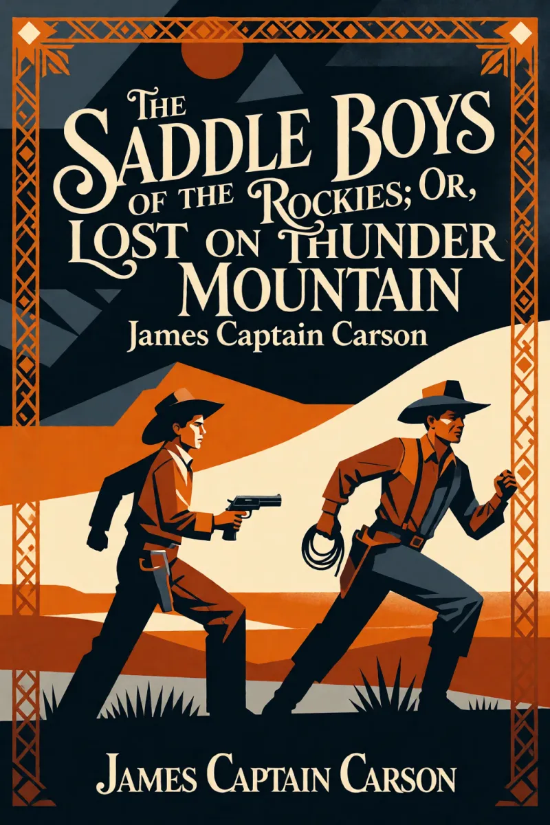 Cover of The Saddle Boys of the Rockies; Or, Lost on Thunder Mountain by James Captain Carson