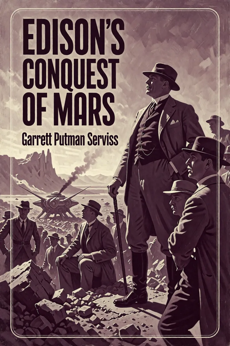 Cover of Edison's Conquest of Mars by Garrett Putman Serviss