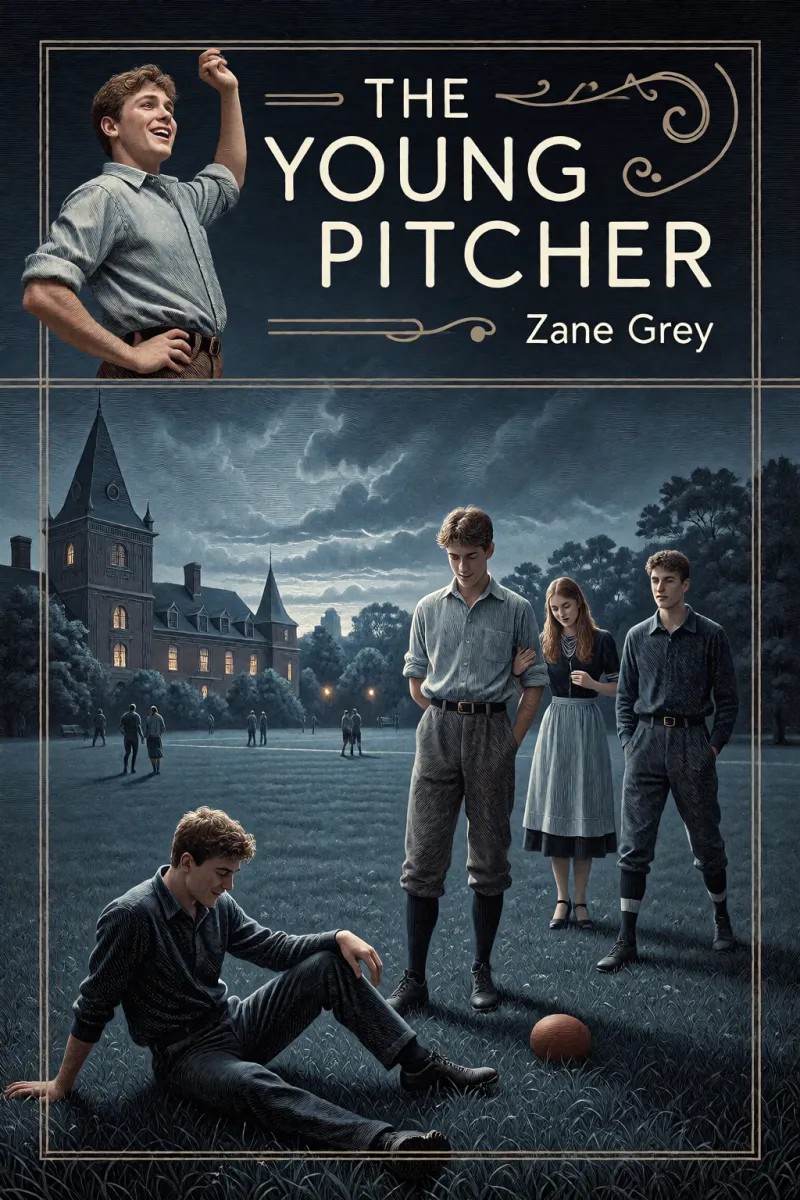 Cover of The Young Pitcher by Zane Grey
