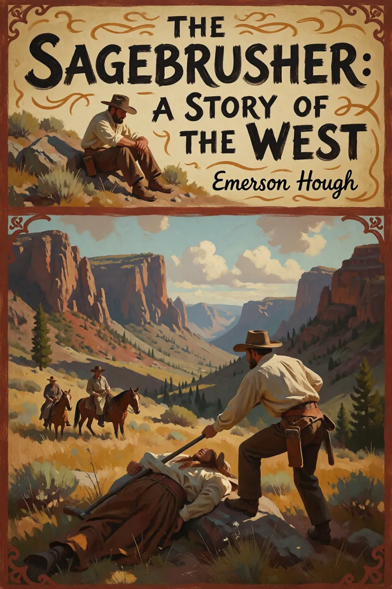 Cover of The Sagebrusher: A Story of the West by Emerson Hough